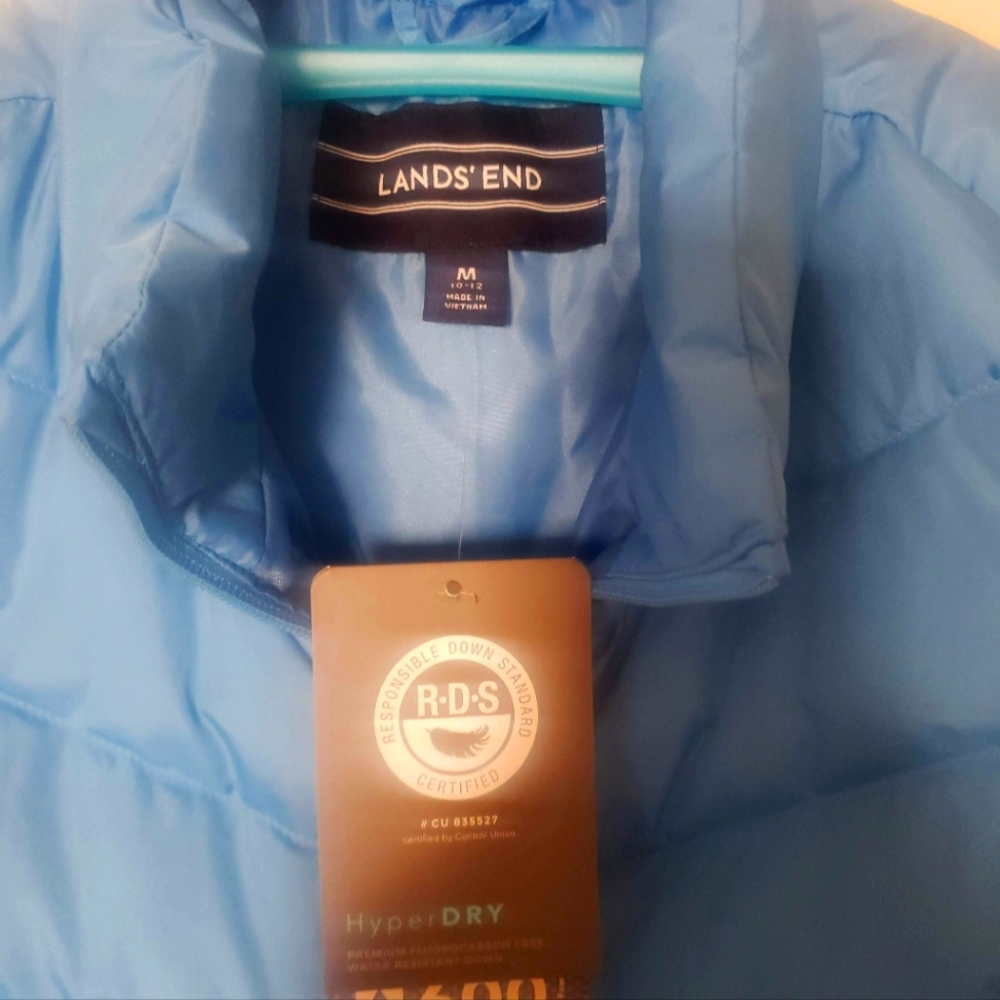 Baby Blue Puffer Vest by Lands End